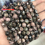 Natural Stone Beads Rhodonite Round Spacer Beads 6-10mm