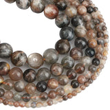 Moonstone Gem Stone Round Loose Beads for Jewelry Making 4-12mm