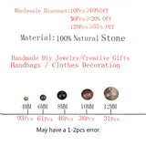 Moonstone Gem Stone Round Loose Beads for Jewelry Making 4-12mm