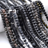 Agates Dzi Loose Spacer Beads for Jewelry Making DIY Bracelet Necklace 4-12MM