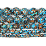 Malachite Round Stone Beads for DIY Bracelet Strand 4-12 MM