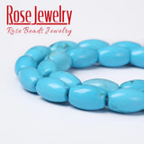Turquoise Drum Shape Beads for Bracelet Making