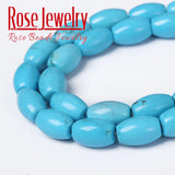 Turquoise Drum Shape Beads for Bracelet Making