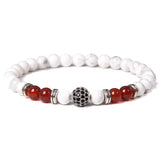 Lapis Lazuli Beaded Bracelet for Men Women Yoga Jewelry Gift