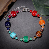 7 Chakra Reiki Healing Bracelet Chain Yoga Meditation Jewelry Gift