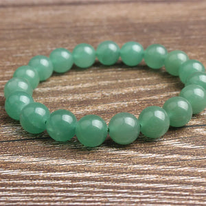 8mm Green Aventurine Bracelet Bangle for DIY Jewelry Men Women