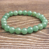 8mm Green Aventurine Bracelet Bangle for DIY Jewelry Men Women
