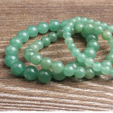 8mm Green Aventurine Bracelet Bangle for DIY Jewelry Men Women