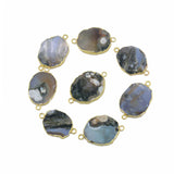 Natural Stone Beads Bracelet Agates Jade Charms Boho Wrap Gems Jewelry