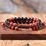 Natural Stone Beads Bracelet Men's Gift Women Cuffs Jewelry