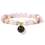 Natural Stone Beads Bracelet Lucky Bracelet Quartz Cat Eye Bracelets
