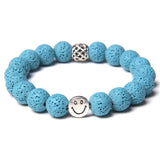 Natural Stone Beads Bracelet Lucky Bracelet Quartz Cat Eye Bracelets