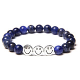 Natural Stone Beads Bracelet Lucky Bracelet Quartz Cat Eye Bracelets