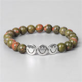 Natural Stone Beads Bracelet Lucky Bracelet Quartz Cat Eye Bracelets