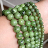 Canada Jade Stone Beads 15inch 6/8/10/12mm Spacer Beads