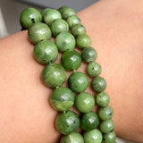 Canada Jade Stone Beads 15inch 6/8/10/12mm Spacer Beads