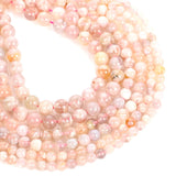 Cherry Blossom Sakura Agate Round Loose Beads 4-12mm