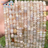 Natural Stone Beads Cherry Blossoms Agates for DIY Jewelry Making 15''
