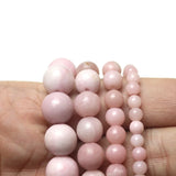 Pink Opal Stone Beads for Jewelry Making DIY Accessories