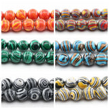 Malachite Round Loose Beads for Jewelry Making DIY Bracelet Strand