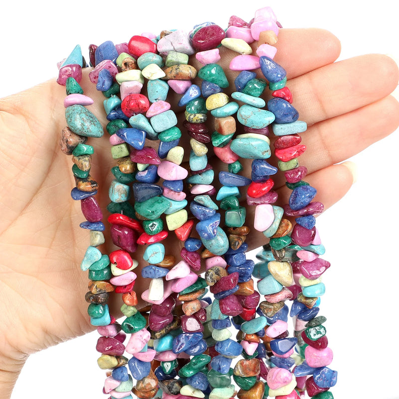 Colorful Turquoise Charm Round Loose Beads 4/6/8/10/12MM