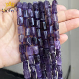 Faceted Purple Crystal Amethysts Loose Beads for DIY Jewelry Making