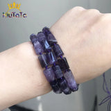 Faceted Purple Crystal Amethysts Loose Beads for DIY Jewelry Making