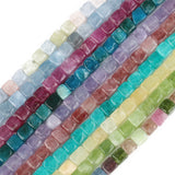 Cube Aquamarines Amethysts Crystal Quartz Loose Beads 8mm