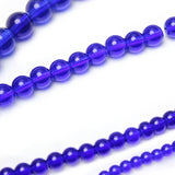 Dark Glass Charm Round Loose Beads for Jewelry Making DIY Bracelet Necklace