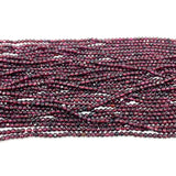 Dark Red Garnet Round Faceted Beads for Jewelry Making