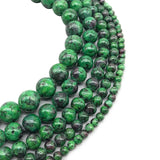 Epidote Zoisite Tourmaline Natural Stone Beads 6-12MM for Bracelets