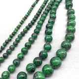 Epidote Zoisite Tourmaline Natural Stone Beads 6-12MM for Bracelets