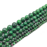 Epidote Zoisite Tourmaline Natural Stone Beads 6-12MM for Bracelets