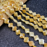 Natural Stone Beads Clover Shape Crystal Agates for Jewelry Making