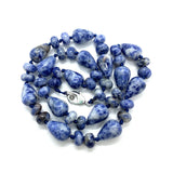 Natural Stone Beads Necklace DIY Jewelry Agate Crystal Turquoise 10x14mm