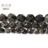 Labradorite Faceted Round Beads 6/8/10mm 15inches