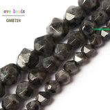 Labradorite Faceted Round Beads 6/8/10mm 15inches