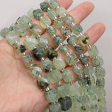 Faceted Cube Stone Beads: Rose Quartz, Amethyst, Citrine - Reiki Healing