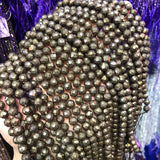Faceted Iron Pyrite Loose Beads 2 3 4 5mm For Jewelry Making