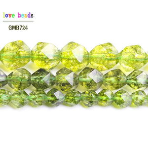 Faceted Peridot Round Loose Beads 6/8/10mm 15inches