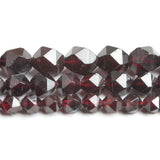 Red Garnet Faceted Round Beads for Jewelry Making 6/8/10mm