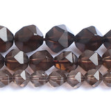 Faceted Smoky Quartz Stone Beads for Jewelry Making 6/8/10mm