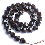 Faceted Smoky Quartz Stone Beads for Jewelry Making 6/8/10mm