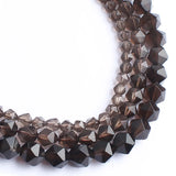 Faceted Smoky Quartz Stone Beads for Jewelry Making 6/8/10mm