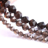 Faceted Smoky Quartz Stone Beads for Jewelry Making 6/8/10mm