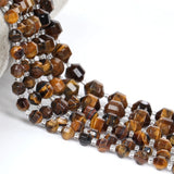 Faceted Yellow Tiger Eye Round Beads for Jewelry Making 6/8/10mm