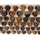 Faceted Yellow Tiger Eye Round Beads for Jewelry Making 6/8/10mm
