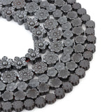 Hematite Flower Shape Spacer Beads for Jewelry Making DIY Bracelet