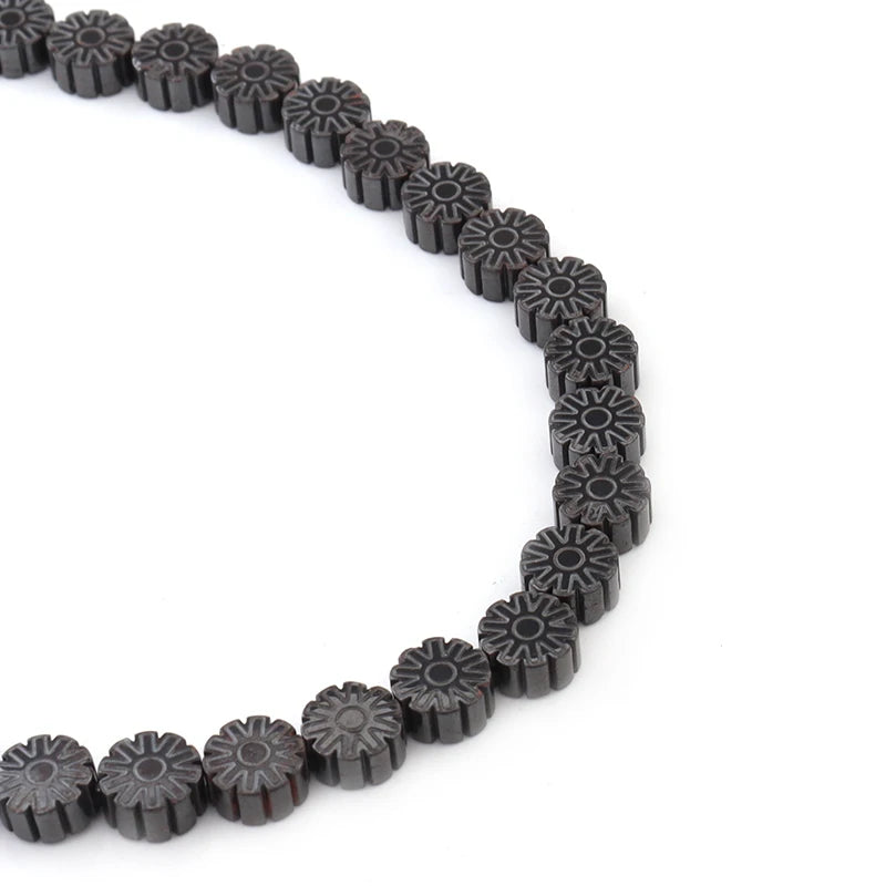 Hematite Flower Shape Spacer Beads for Jewelry Making DIY Bracelet