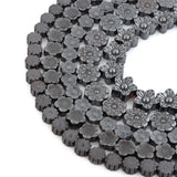 Hematite Flower Shape Spacer Beads for Jewelry Making DIY Bracelet
